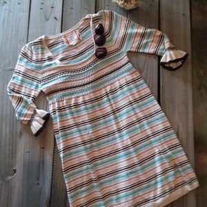 VGW-Chelsea & Violet sweater striped dress  4/16$